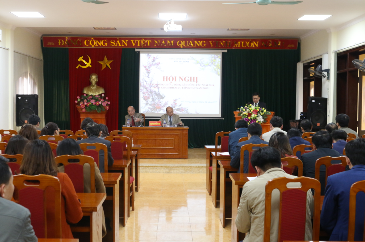 Sở Tài chính Bắc Giang:  Hội nghị cán bộ công chức và tổng kết  công tác năm 2018, triển khai...